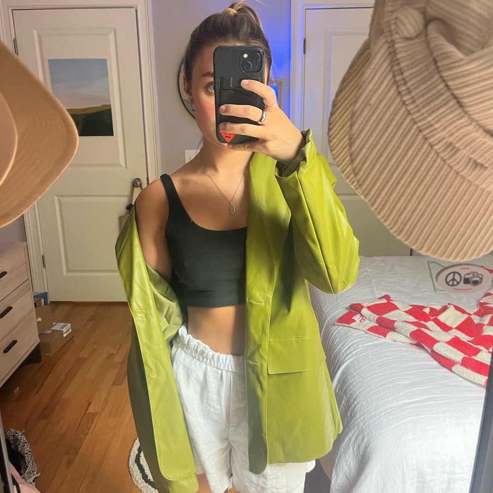 VRG GRL green blazer